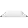 Mexen LDRR panneau de plafond encastré downlight LED 12 x 12 cm, 6W, Froid - 6500K, 600 lm, blanc - L211-012-0665-20