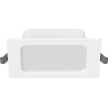 Mexen LDRR panneau de plafond encastré downlight LED 12 x 12 cm, 6W, Froid - 6500K, 600 lm, blanc - L211-012-0665-20