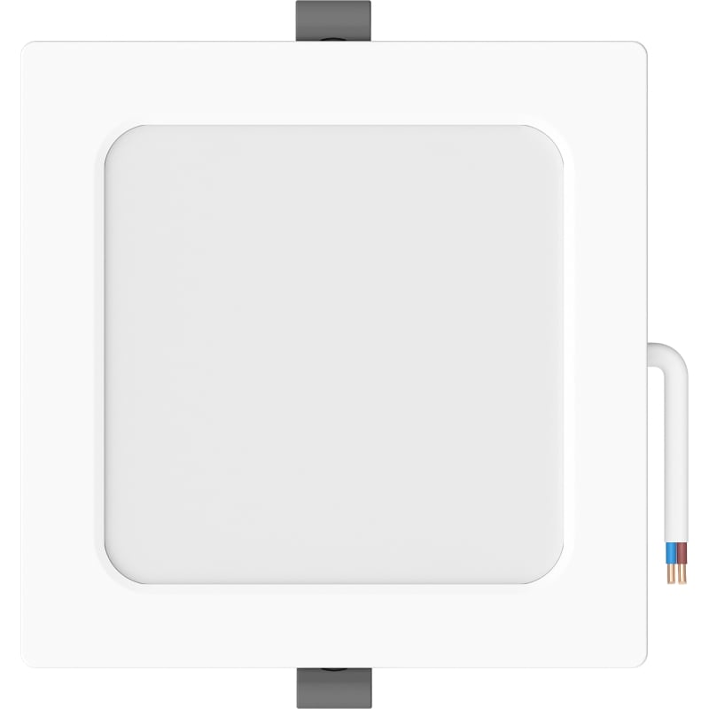 Mexen LDRR panneau de plafond LED encastré downlight 14 x 14 cm, 9W, Neutre - 4000K, 990 lm, blanc - L211-014-0940-20