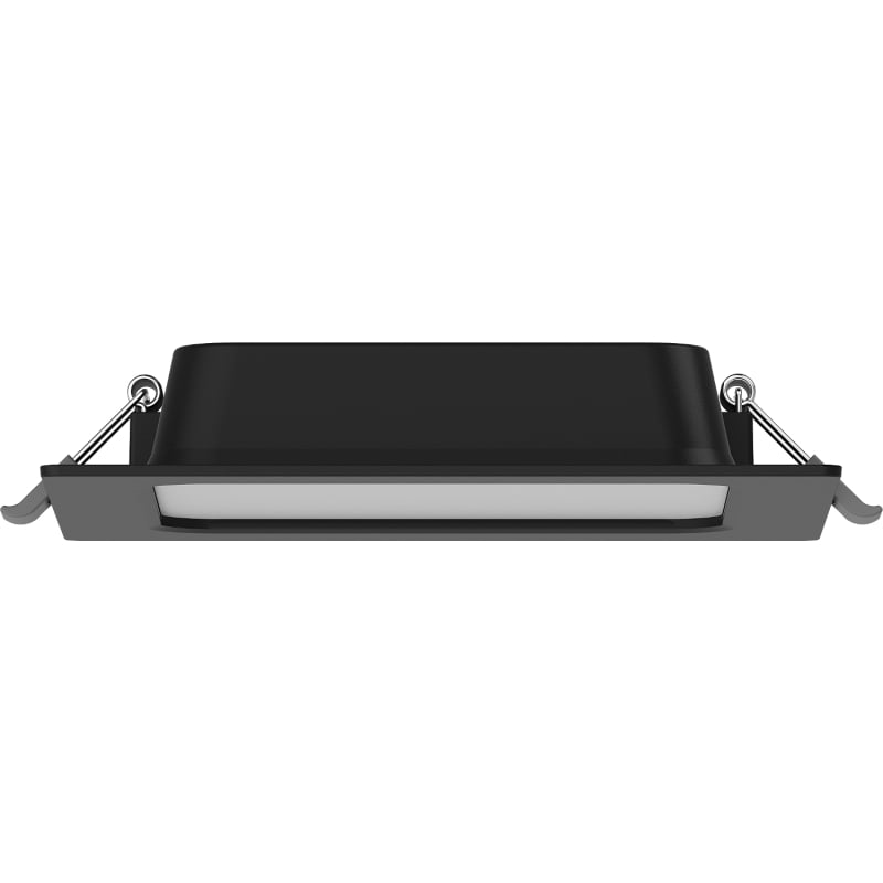 Mexen LDRR panneau de plafond encastré LED downlight 14 x 14 cm, 9W, Neutre - 4000K, 720 lm, noir - L211-014-0940-70