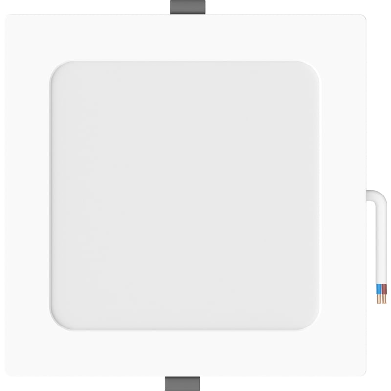 Mexen LDRR panneau de plafond encastré LED downlight 17 x 17 cm, 12W, Froid - 6500K, 1320 lm, blanc - L211-017-1265-20