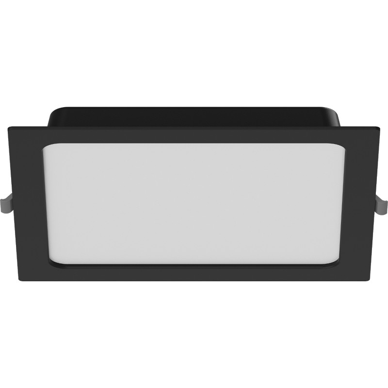 Mexen LDRR panneau de plafond encastré LED downlight 22 x 22 cm, 18W, Froid - 6500K, 1440 lm, noir - L211-022-1865-70