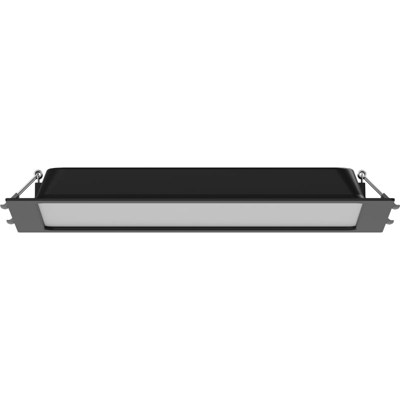 Mexen LDRR panneau de plafond LED encastré downlight 30 x 30 cm, 24W, Neutre - 4000K, 1920 lm, noir - L211-030-2440-70