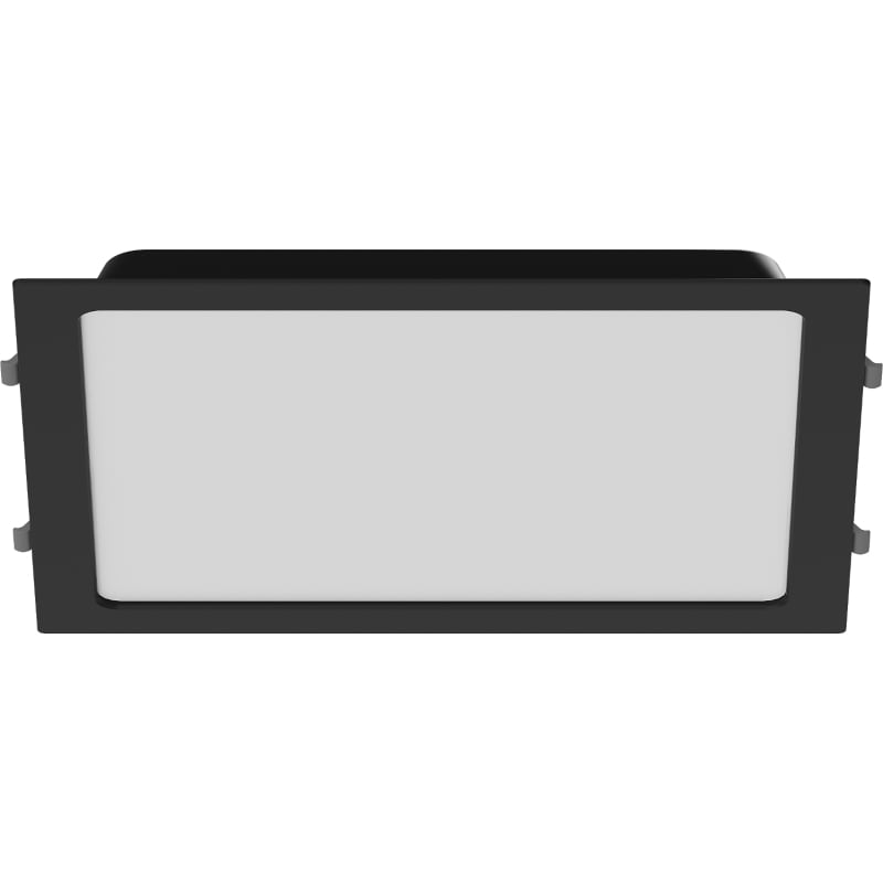 Mexen LDRR panneau de plafond LED encastré downlight 30 x 30 cm, 24W, Neutre - 4000K, 1920 lm, noir - L211-030-2440-70