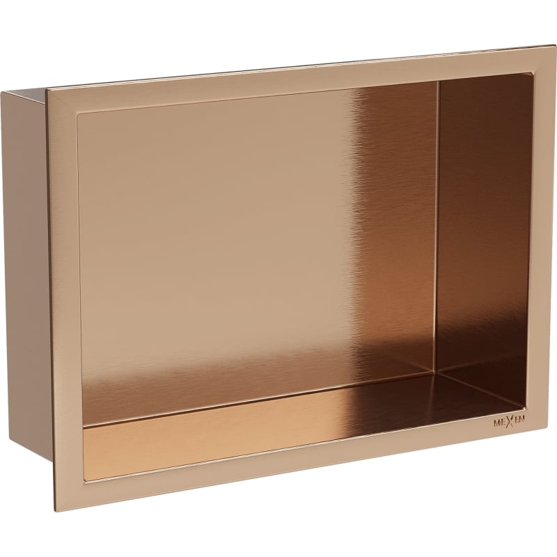 Mexen X-Wall-R niche murale avec rebord 30 x 20 cm, cuivre brossé - 19C0302010