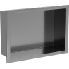 Mexen X-Wall-R étagère encastrée avec collerette 30 x 20 cm, gris canon brossé - 19E0302010