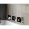 Mexen X-Wall-R étagère encastrée avec collerette 30 x 20 cm, gris canon brossé - 19E0302010