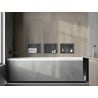 Mexen X-Wall-R étagère encastrée avec collerette 30 x 20 cm, gris canon brossé - 19E0302010