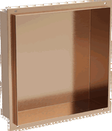 Mexen X-Wall-NR étagère encastrée sans rebord 30 x 30 cm, cuivre brossé - 19C1303010