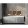 Mexen X-Wall-R étagère encastrée avec rebord 30 x 30 cm, cuivre brossé - 19C0303010