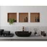 Mexen X-Wall-R étagère encastrée avec rebord 30 x 30 cm, cuivre brossé - 19C0303010