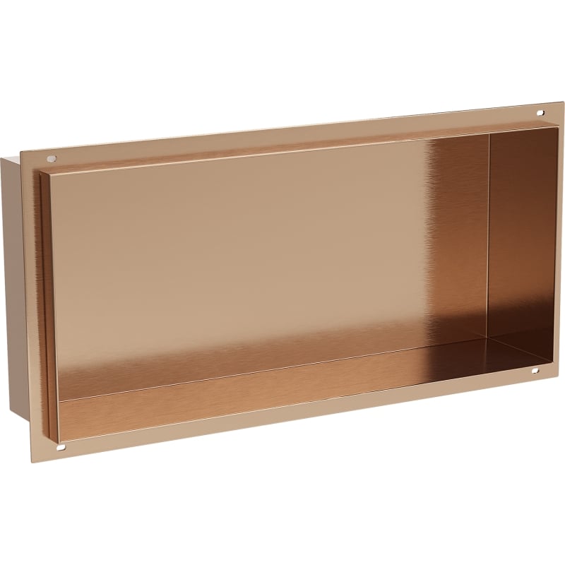 Mexen X-Wall-NR étagère encastrée sans collerette 45 x 20 cm, cuivre brossé - 19C1452010