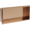 Mexen X-Wall-NR étagère encastrée sans collerette 45 x 20 cm, cuivre brossé - 19C1452010
