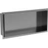 Mexen X-Wall-NR étagère encastrée sans rebord 45 x 20 cm, gris canon brossé - 19E1452010
