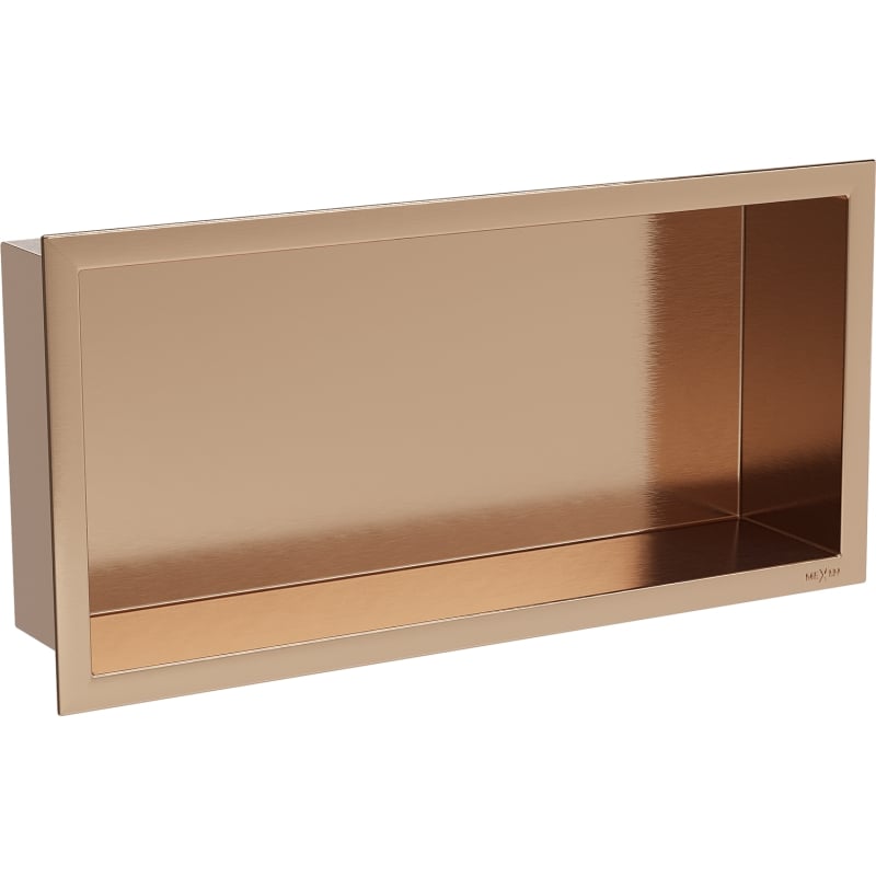 Mexen X-Wall-R étagère encastrée avec rebord 45 x 20 cm, cuivre brossé - 19C0452010