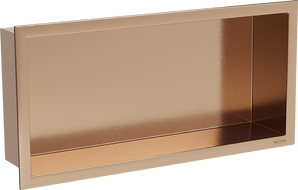 Mexen X-Wall-R étagère encastrée avec rebord 45 x 20 cm, cuivre brossé - 19C0452010