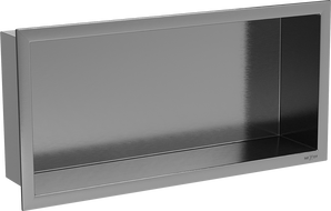 Mexen X-Wall-R étagère encastrée avec collerette 45 x 20 cm, gris canon brossé - 19E0452010