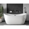 Mexen X-Wall-R étagère encastrée avec collerette 45 x 20 cm, gris canon brossé - 19E0452010
