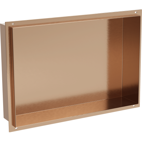 Mexen X-Wall-NR étagère encastrée sans rebord 45 x 30 cm, cuivre brossé - 19C1453010