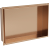 Mexen X-Wall-NR étagère encastrée sans rebord 45 x 30 cm, cuivre brossé - 19C1453010