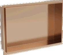 Mexen X-Wall-NR étagère encastrée sans rebord 45 x 30 cm, cuivre brossé - 19C1453010