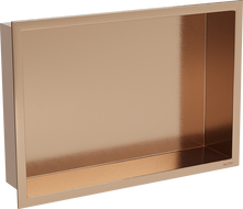 Mexen X-Wall-R étagère encastrée avec rebord 45 x 30 cm, cuivre brossé - 19C0453010