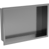 Mexen X-Wall-R étagère encastrée avec rebord 45 x 30 cm, gris canon brossé - 19E0453010