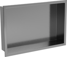 Mexen X-Wall-R étagère encastrée avec rebord 45 x 30 cm, gris canon brossé - 19E0453010