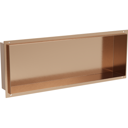 Mexen X-Wall-NR étagère encastrée sans rebord 60 x 20 cm, cuivre brossé - 19C1602010