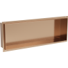 Mexen X-Wall-NR étagère encastrée sans rebord 60 x 20 cm, cuivre brossé - 19C1602010