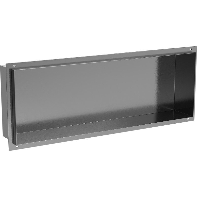 Mexen X-Wall-NR étagère murale sans collerette 60 x 20 cm, gris métallisé brossé - 19E1602010