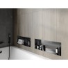 Mexen X-Wall-NR étagère murale sans collerette 60 x 20 cm, gris métallisé brossé - 19E1602010