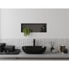 Mexen X-Wall-NR étagère murale sans collerette 60 x 20 cm, gris métallisé brossé - 19E1602010
