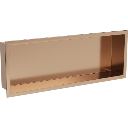 Mexen X-Wall-R étagère encastrée avec rebord 60 x 20 cm, cuivre brossé - 19C0602010