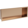 Mexen X-Wall-R étagère encastrée avec rebord 60 x 20 cm, cuivre brossé - 19C0602010