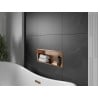 Mexen X-Wall-R étagère encastrée avec rebord 60 x 20 cm, cuivre brossé - 19C0602010