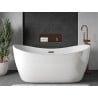 Mexen X-Wall-R étagère encastrée avec rebord 60 x 20 cm, cuivre brossé - 19C0602010