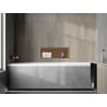 Mexen X-Wall-R étagère encastrée avec rebord 60 x 20 cm, cuivre brossé - 19C0602010