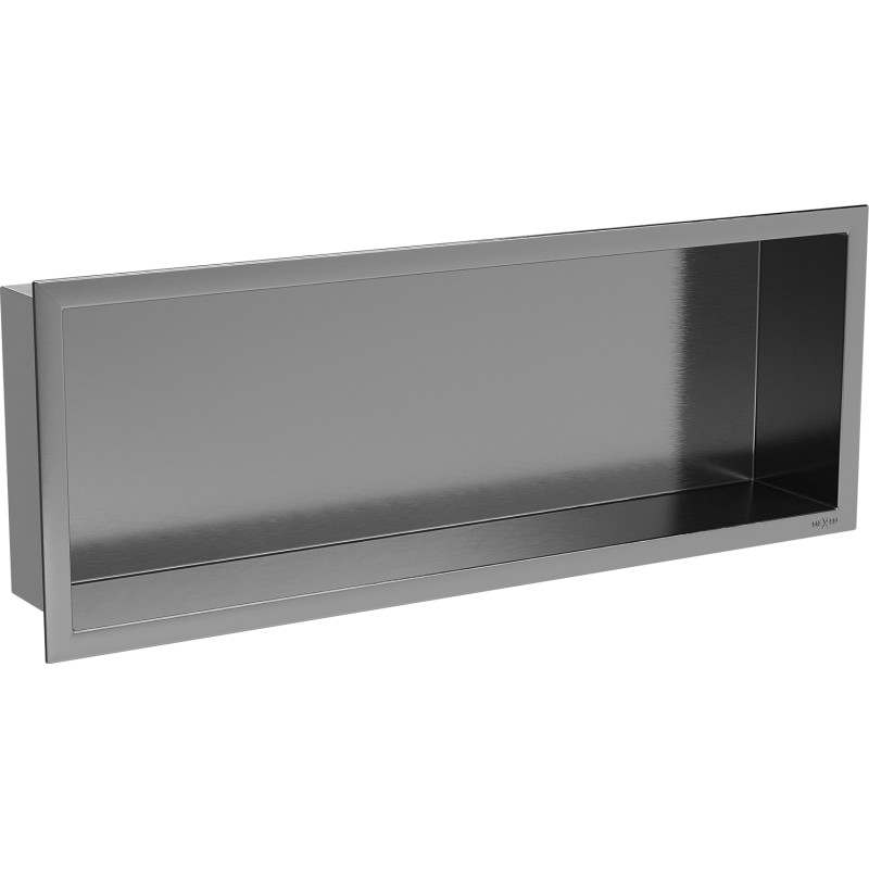 Mexen X-Wall-R étagère encastrée avec collerette 60 x 20 cm, gris pistolet brossé - 19E0602010