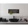 Mexen X-Wall-R étagère encastrée avec collerette 60 x 20 cm, gris pistolet brossé - 19E0602010