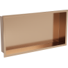 Mexen X-Wall-R étagère encastrée avec rebord 60 x 30 cm, cuivre brossé - 19C0603010