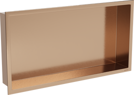 Mexen X-Wall-R étagère encastrée avec rebord 60 x 30 cm, cuivre brossé - 19C0603010