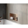 Mexen X-Wall-R étagère encastrée avec rebord 60 x 30 cm, cuivre brossé - 19C0603010