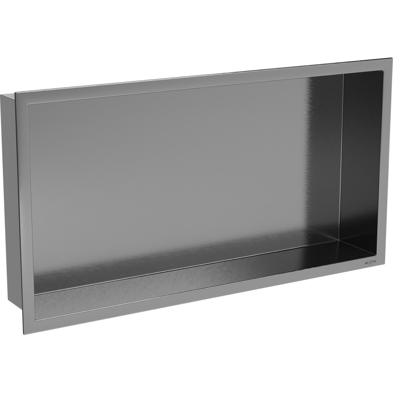 Mexen X-Wall-R étagère encastrée avec rebord 60 x 30 cm, gris pistolet brossé - 19E0603010