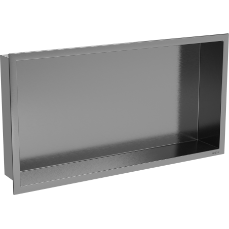 Mexen X-Wall-R étagère encastrée avec rebord 60 x 30 cm, gris pistolet brossé - 19E0603010
