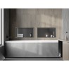 Mexen X-Wall-R étagère encastrée avec rebord 60 x 30 cm, gris pistolet brossé - 19E0603010