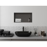 Mexen X-Wall-R étagère encastrée avec rebord 60 x 30 cm, gris pistolet brossé - 19E0603010