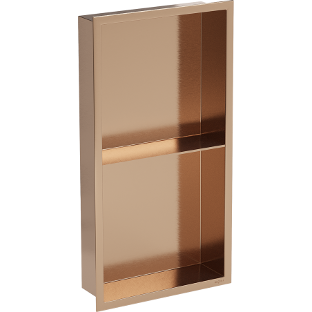 Mexen X-Wall-R niche avec bride et étagère 60 x 30 cm, cuivre brossé - 19C0603010S
