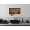 Mexen X-Wall-R niche avec bride et étagère 60 x 30 cm, cuivre brossé - 19C0603010S