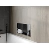 Mexen X-Wall-R étagère encastrée avec rebord et étagère 60 x 30 cm, gris pistolet brossé - 19E0603010S